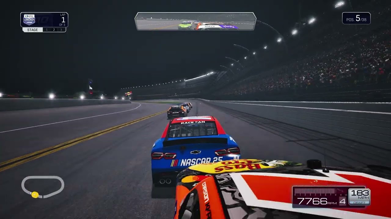 NASCAR 25 gameplay sample (WIP build) - YouTube