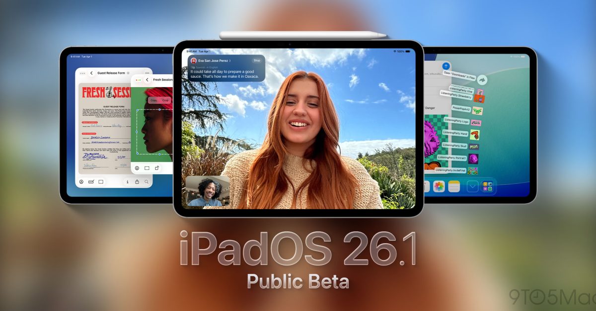 Public betas for iPadOS 26.1, tvOS 26.1, more add these new features