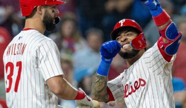 Philadelphia Phillies hit team-record 8 homers in lopsided win over Miami Marlins