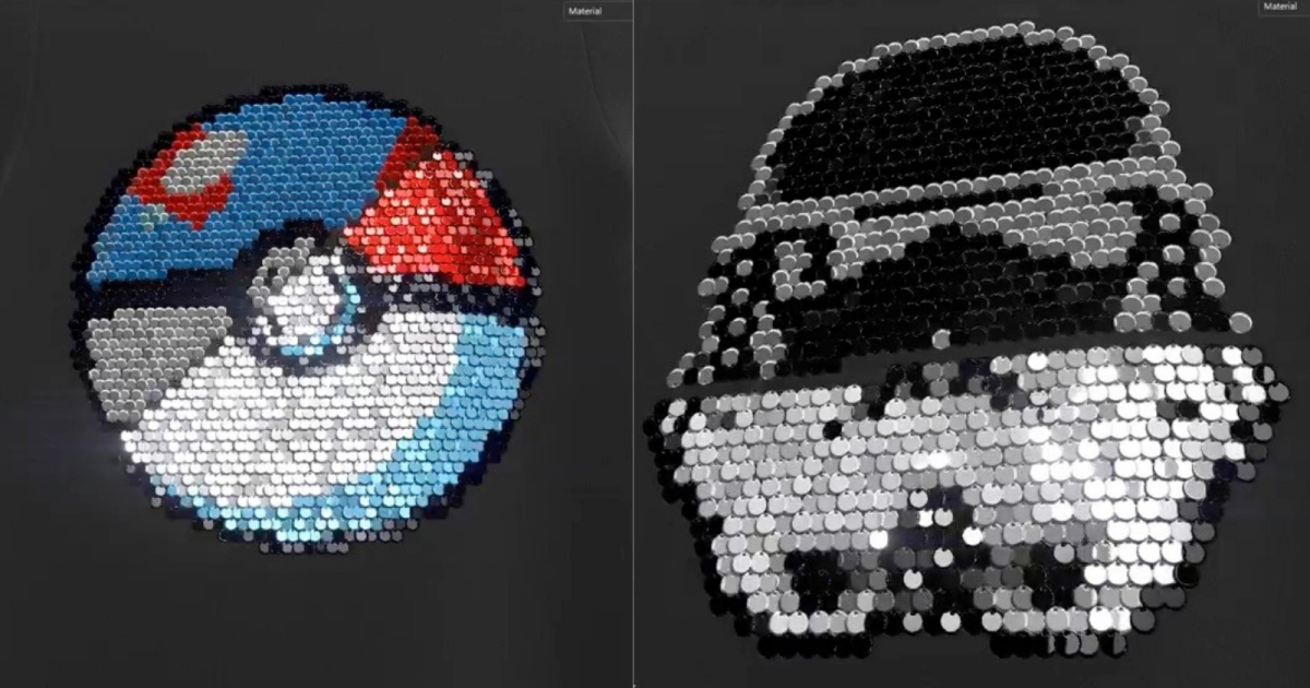 Stunning Two-Sided Sequin Material Made in Substance 3D Painter