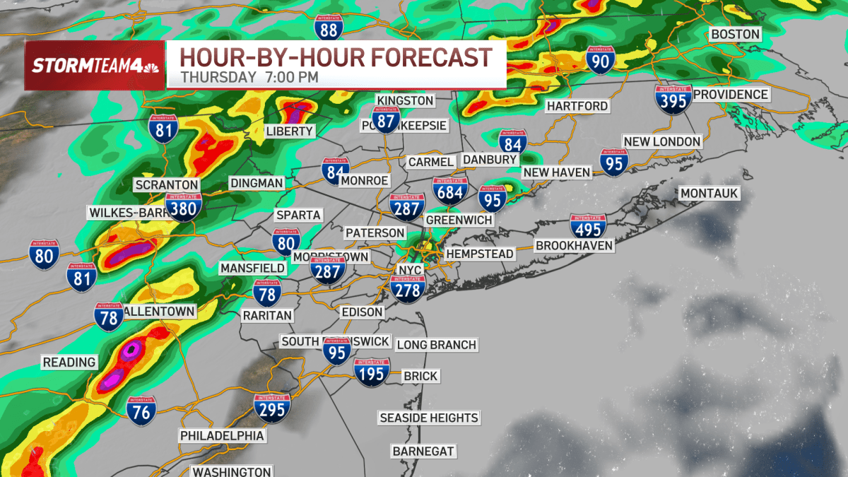 Track tornado risk, severe thunderstorm threat – NBC New York