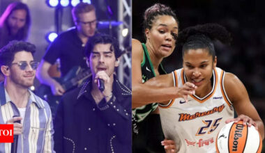 Boy Band vs WNBA - Phoenix Mercury fans troll Jonas Brothers after they reschedule tour dates due to game against Minnesota Lynx | NBA News