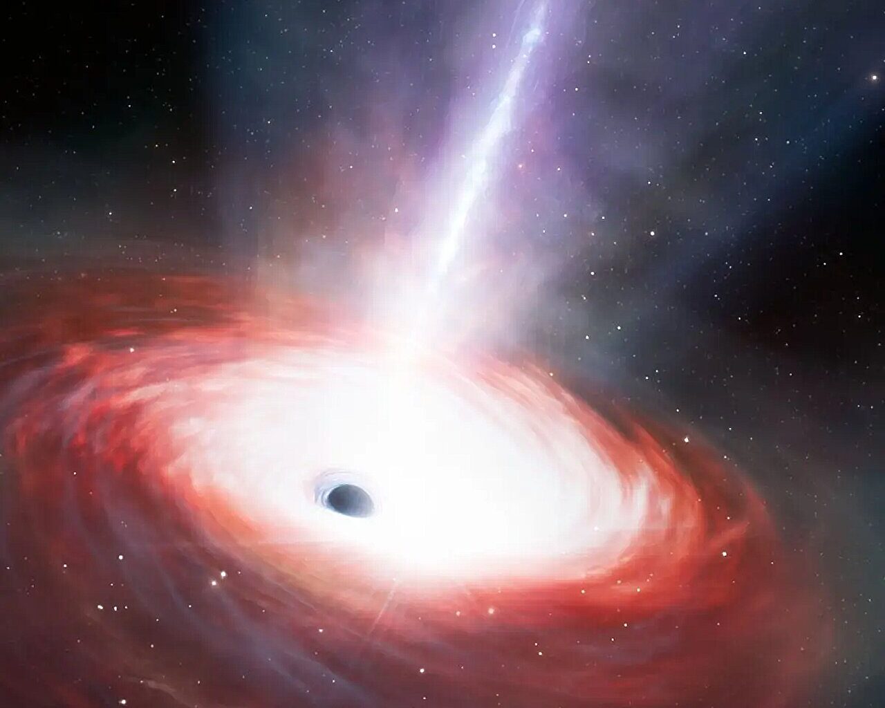 Supermassive black hole spews gas at record speeds, upending mass estimates