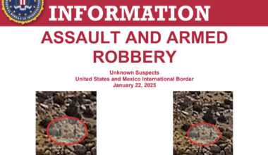 $25K reward offered to find armed robbers who wounded hiker near border