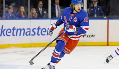 Artemi Panarin returns to Rangers practice after injury