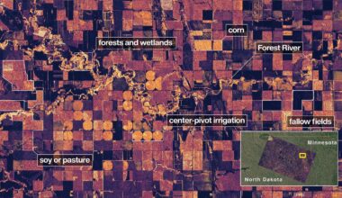 First radar images from new Earth-mapping satellite showcase North Dakota farmland, Maine coast