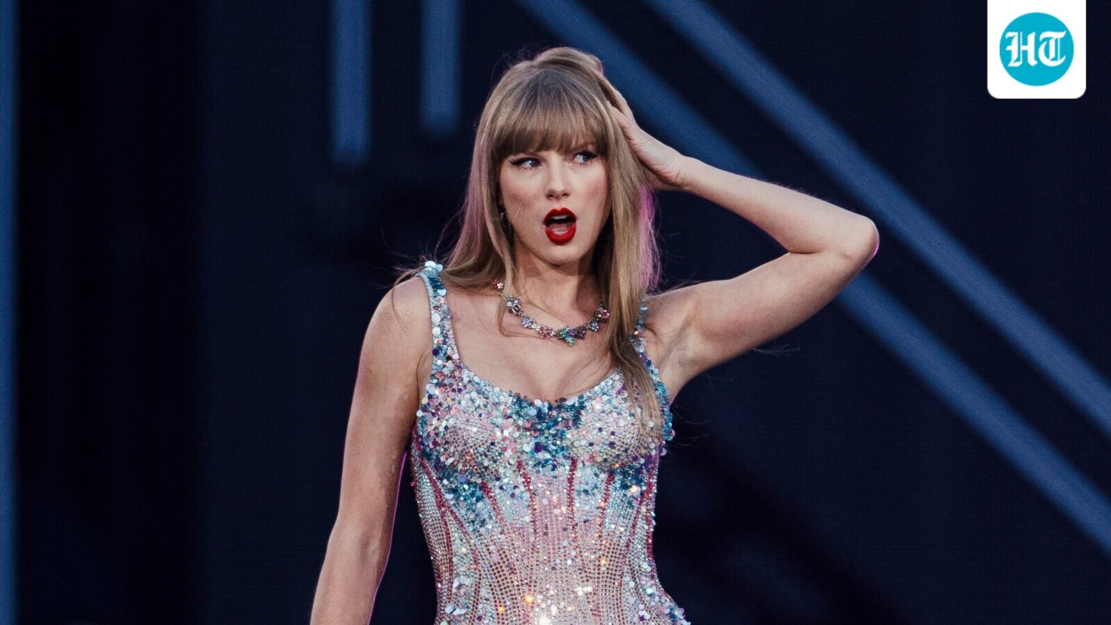 Taylor Swift glitters on The Life Of A Showgirl album cover with $27K sapphire ring