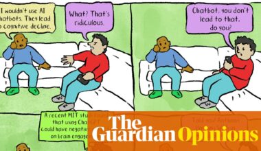 Madeline Horwath on AI chatbots and cognitive decline – cartoon - The Guardian