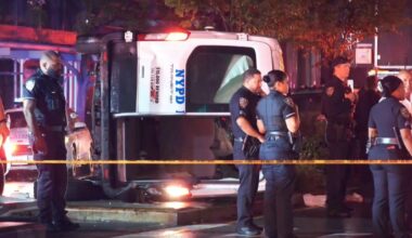 NYPD van overturns, injuring multiple officers in East Harlem