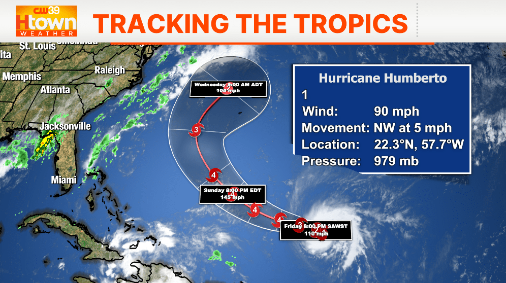 Spaghetti Models: Humberto forms into third hurricane of the season
