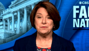 Sen. Amy Klobuchar calls it "appalling" that Trump accused FBI of putting agents in crowd on Jan. 6