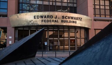 Sen. Alex Padilla quietly observes San Diego immigration court