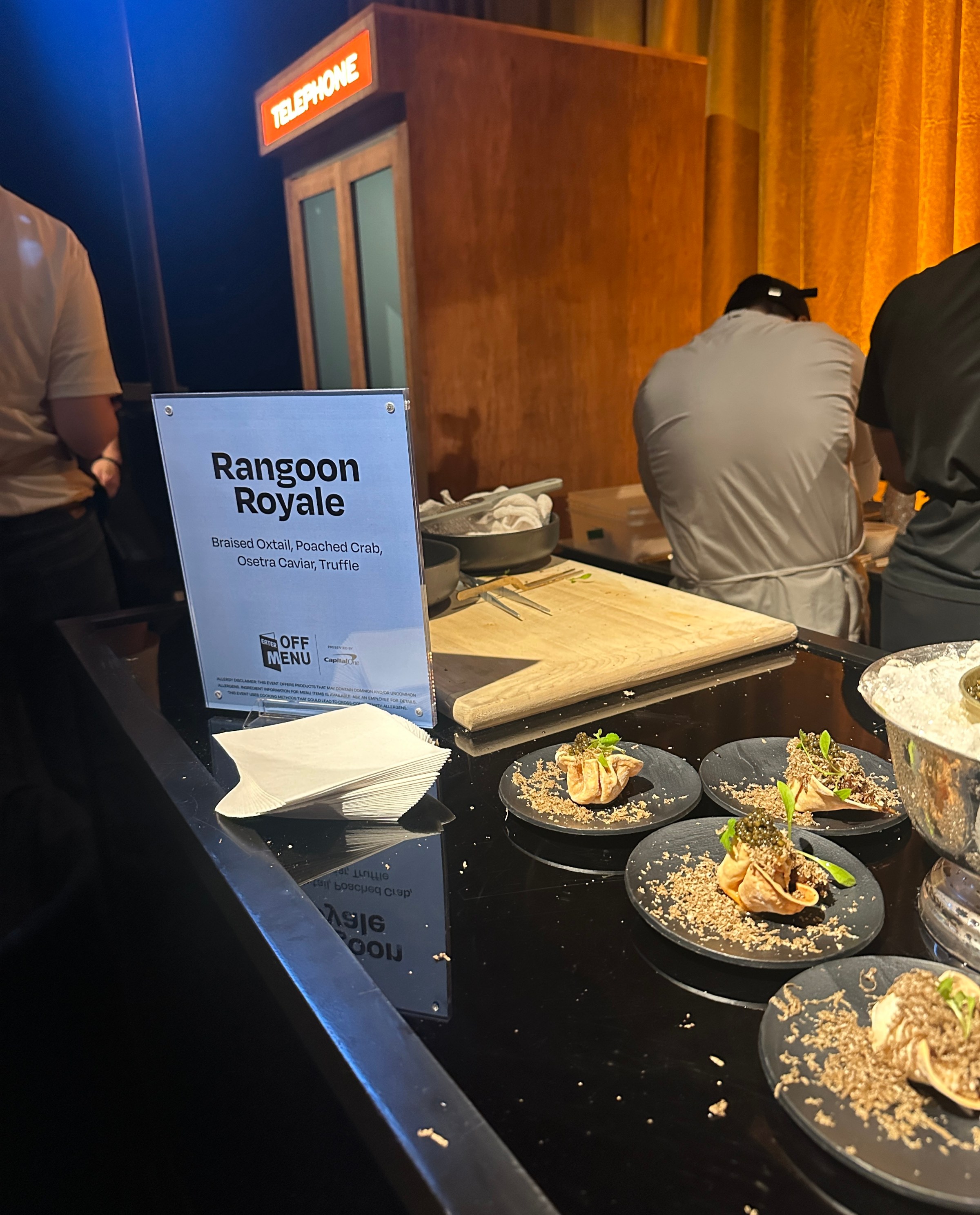 Rangoon at Tatiana’s stand.