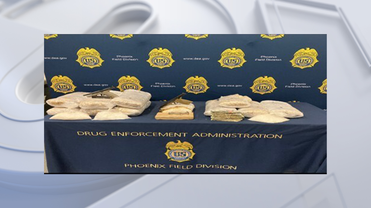 Arizona drug bust nets more than 90 pounds of meth, fentanyl