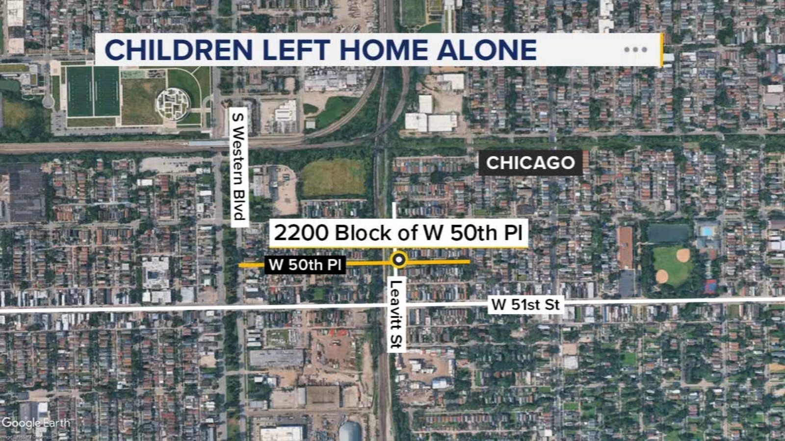 Chicago Police Department investigating after 4 young children left home alone in 2200-block of West 50th Place