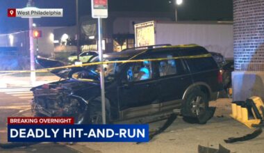 Police looking for driver after deadly hit and run crash in West Philadelphia