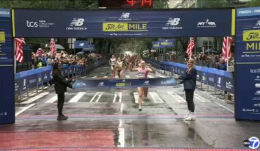 New Balance 5th Avenue Mile: Americans Gracie Morris, Yared Nuguse win professional races; thousands of runners compete