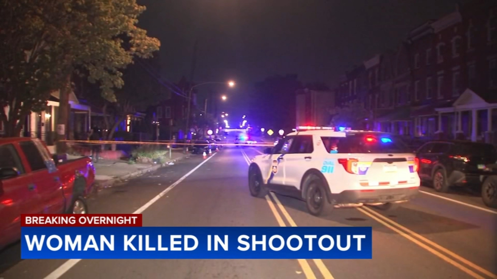 Woman killed during shootout while on front porch in Philadelphia's Strawberry Mansion section