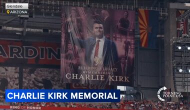 Charlie Kirk death: Viewing of Arizona memorial service held in Turning Point USA founder's hometown Arlington Heights, Illinois