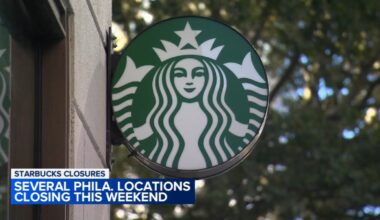6 Starbucks locations closing in Philadelphia this weekend