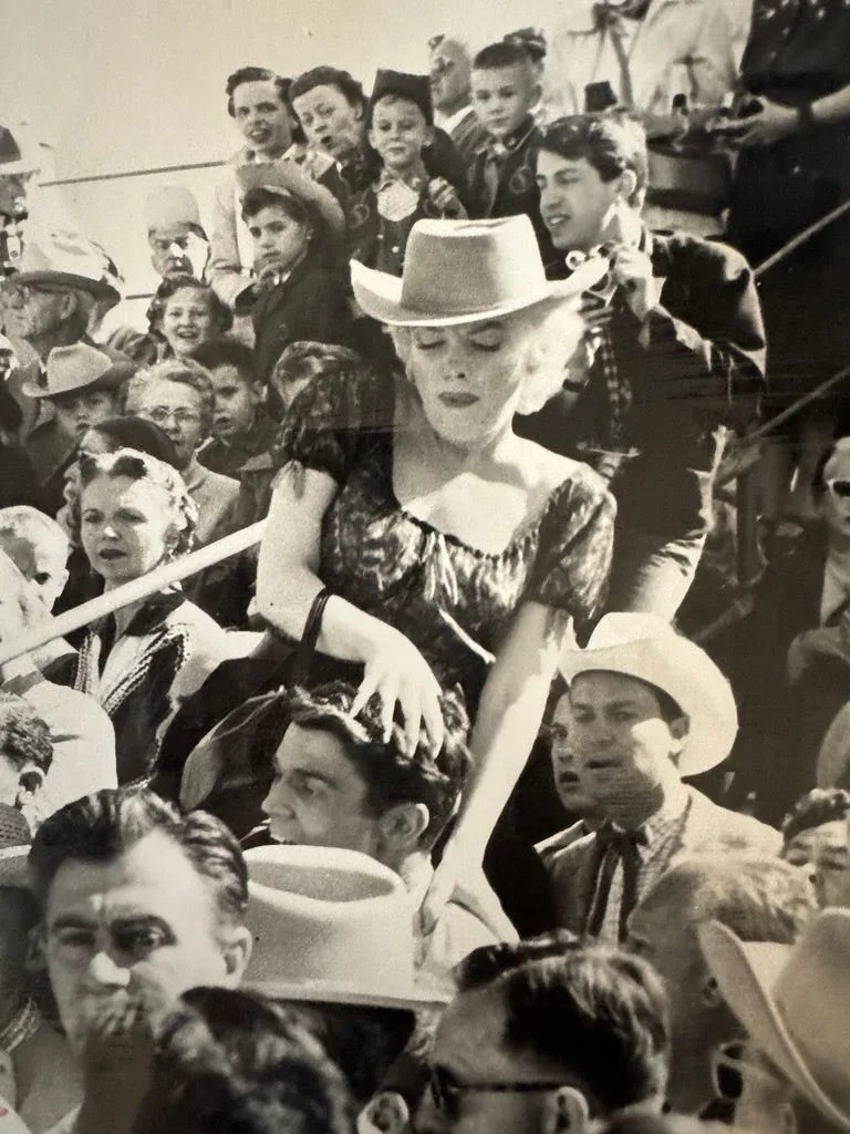Marilyn Monroe films "Bus Stop" in Phoenix in 1956.