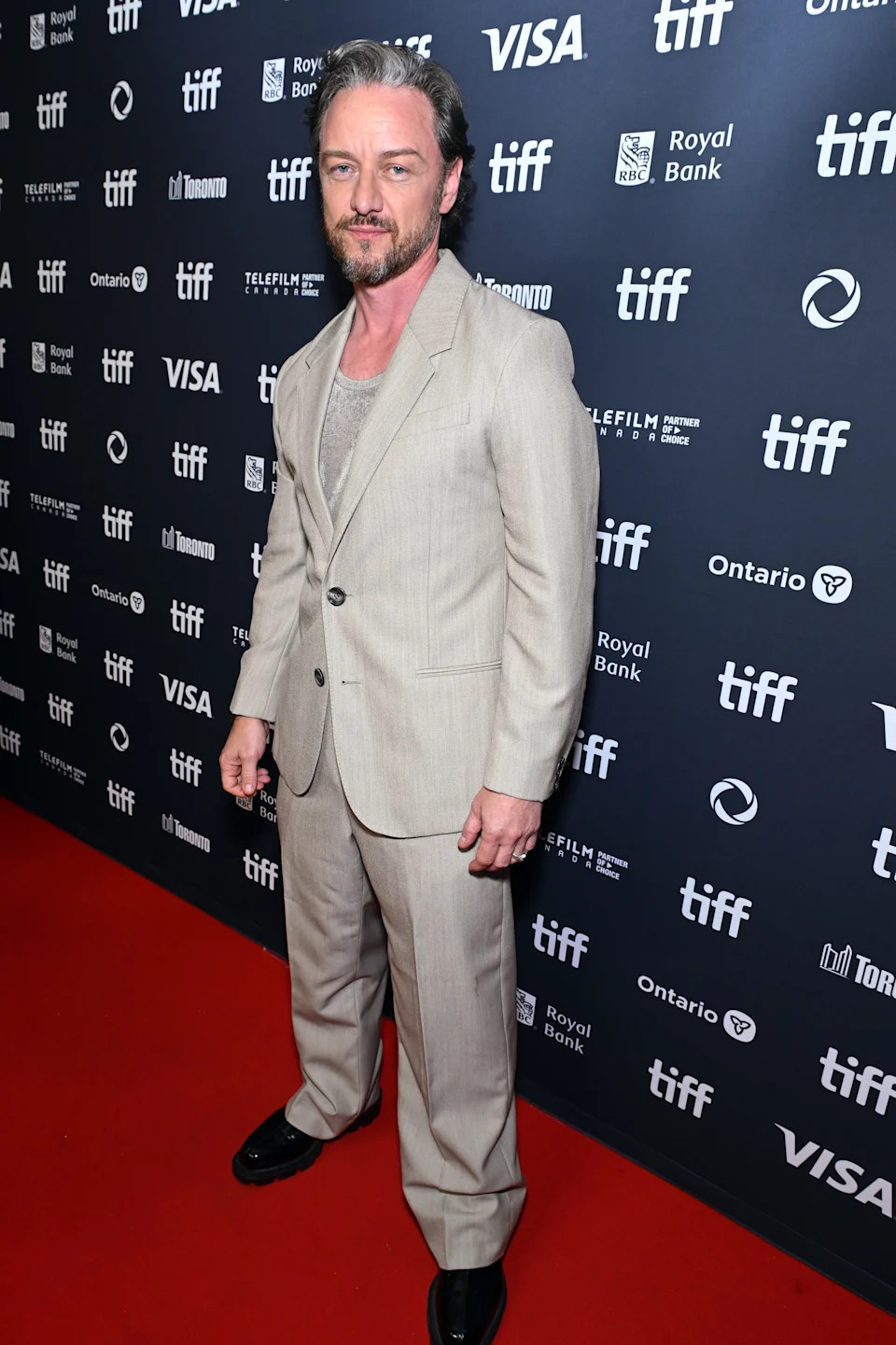 TORONTO, ONTARIO - SEPTEMBER 06: James McAvoy attends the premiere of 
