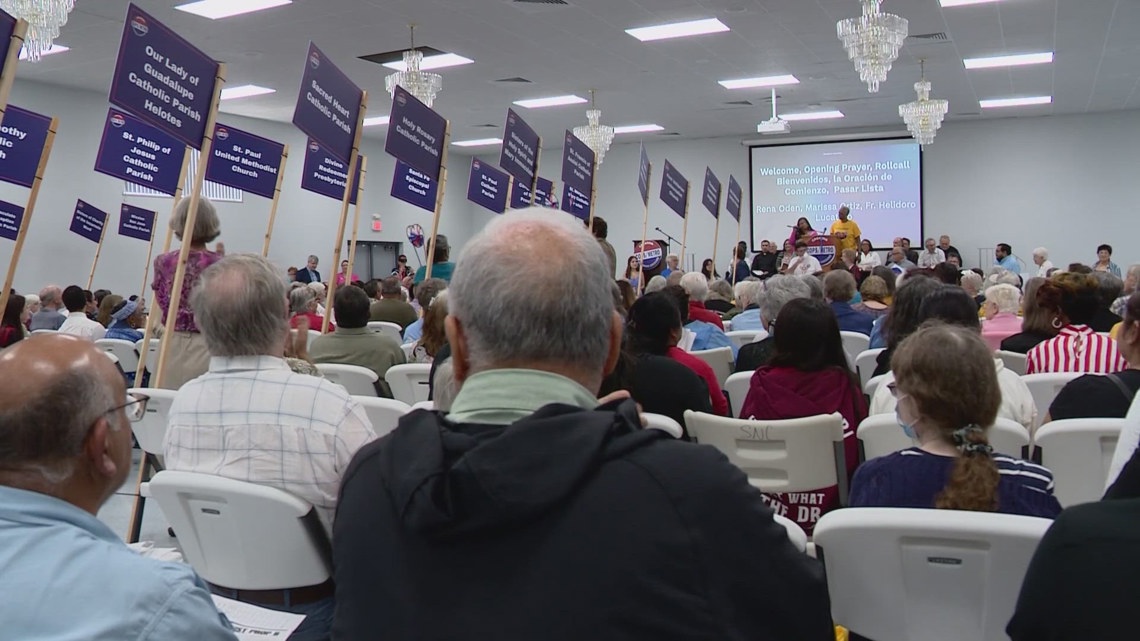 Community groups rally against Spurs arena proposal