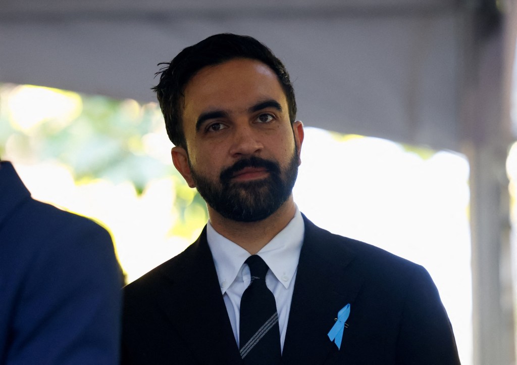 Zohran Mamdani at a 9/11 anniversary ceremony.