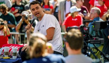 Charlie Kirk shot and killed at Utah event; "subject in custody" was released, FBI director says