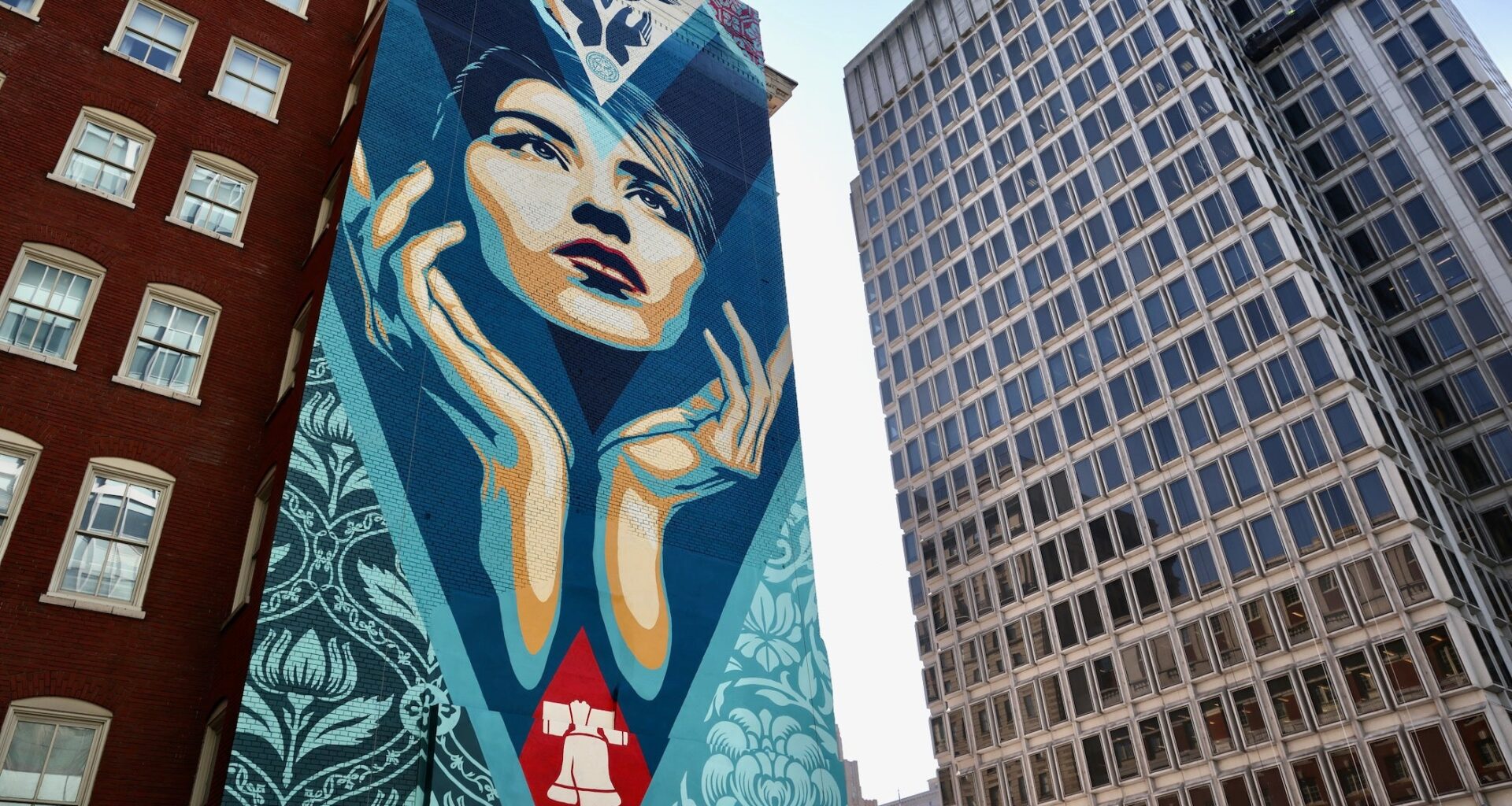 Shepard Fairey mural in Philadelphia highlights liberty, justice