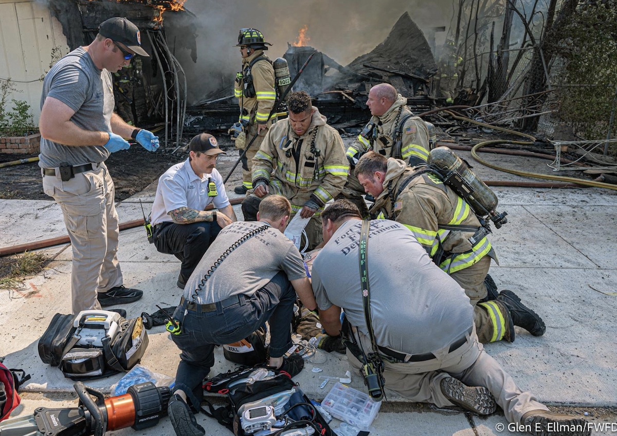 Mayday, Fort Worth (TX) Firefighters Injured in Fire