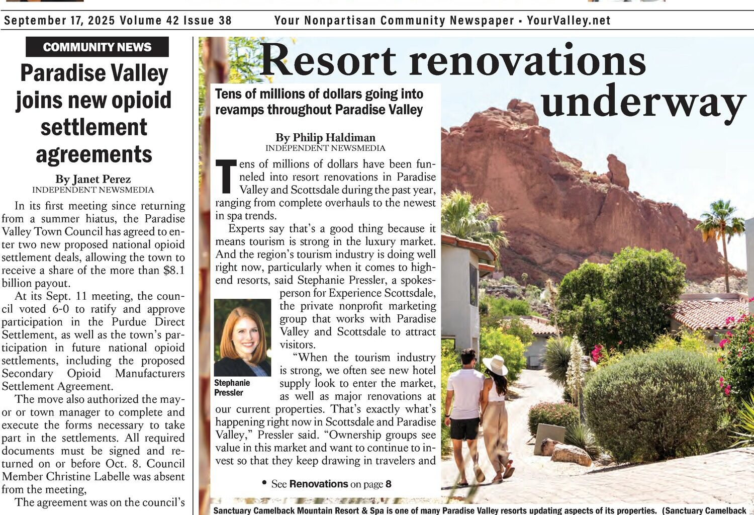 Town of Paradise Valley Independent - Sept. 17, 2025