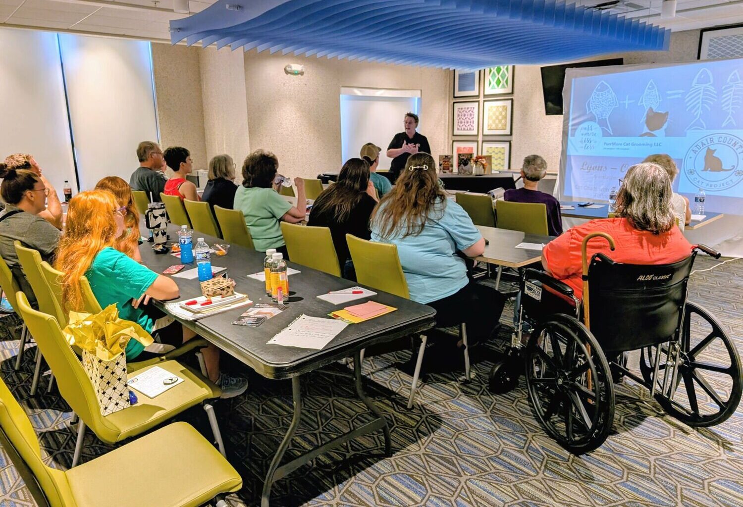 A to Z Cat Coat Genetics presentation held in Kirksville