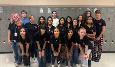 Students of the week: Ed Willkie Middle School yearbook staff in Eagle Mountain-Saginaw ISD