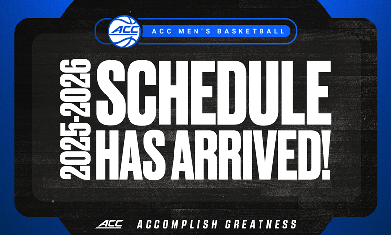 ACC Announces 2025-26 Men’s Basketball Conference Schedule