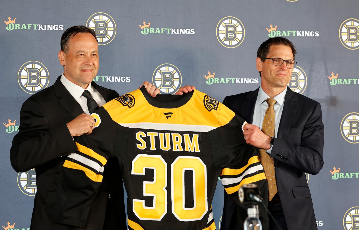 Marco Sturm, left, will have his work cut out for him.