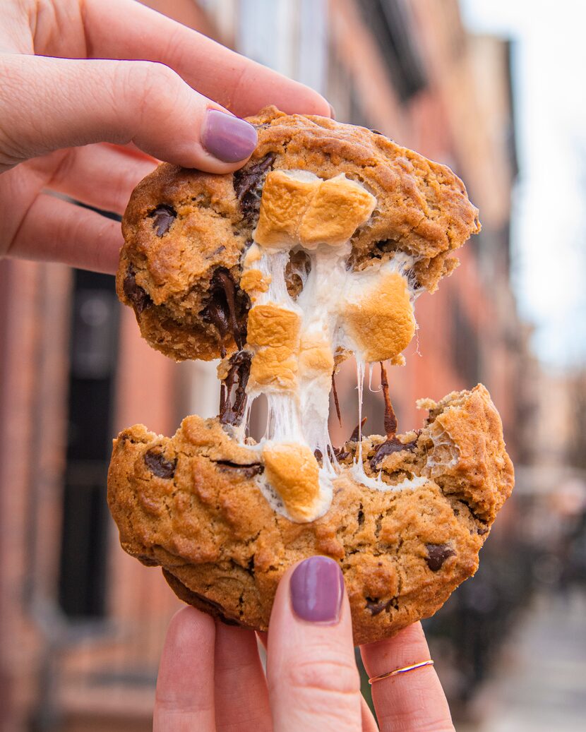 S'more is one of the classic cookie flavors at Chip City Cookies. 