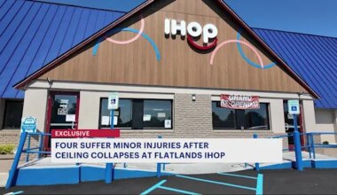 4 people injured in ceiling collapse at Brooklyn IHOP