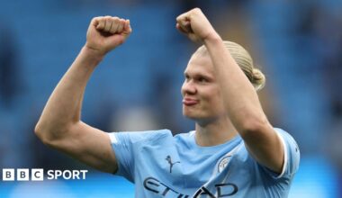 Man City 5-1 Burnley: Erling Haaland scores twice and Maxime Esteve scores two own goals