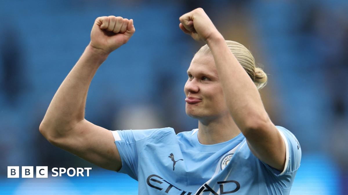 Man City 5-1 Burnley: Erling Haaland scores twice and Maxime Esteve scores two own goals