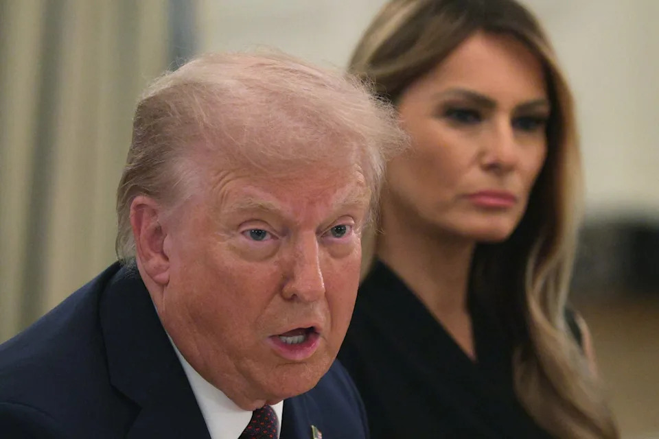 A poor jobs report shows President Donald Trump faces a potential recession (Getty Images)