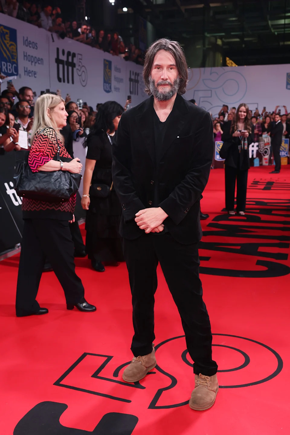 TORONTO, ONTARIO - SEPTEMBER 06: Keanu Reeves attends the premiere of 