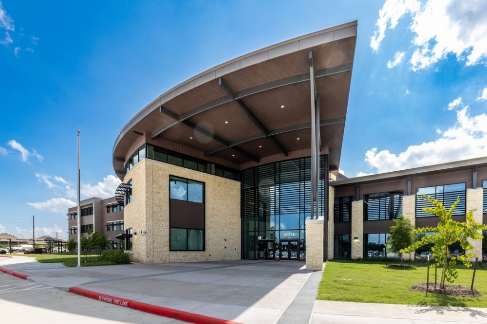 Lake Houston Middle School is a 213,000-square-foot, three-story facility designed to house around 1,100 students. (Courtesy Humble ISD)