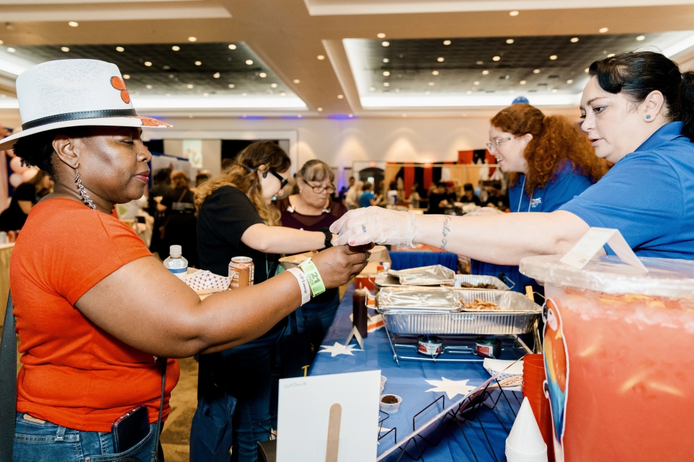 Sample food from local eateries at the Humble Civic Center & Arena Complex on Sept. 11. (Courtesy Taste of the Town Lake Houston)