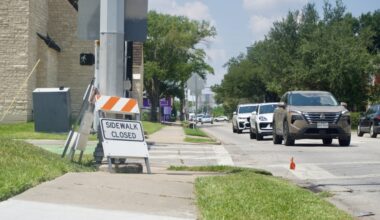 West Alabama Street from Shepherd Drive to Spur 527 is set to undergo a full roadway reconstruction from 2026 to 2028. (Cassandra Jenkins/Community Impact)