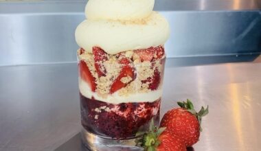 A cup of the Strawberry Blonde Sundae