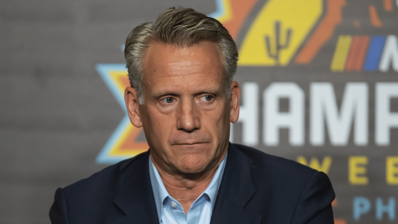 NASCAR Cup Series driver Zane Smith (38) during qualifying for the Pennzoil 400 at Las Vegas Motor Speedway.