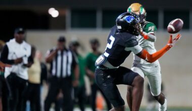Who are the highest-ranked Dallas-area TXHSFB players in the recruiting Class of 2028?