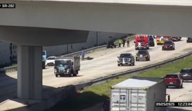 All lanes reopen on I-95 south at JTB after motorcycle crash