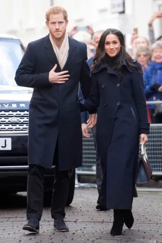 Getty Prince Harry and Meghan Markle in 2017.